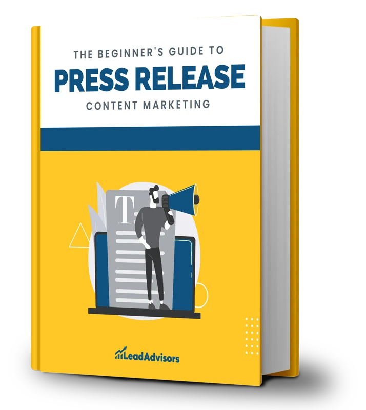 Press Release Content Marketing eBook cover