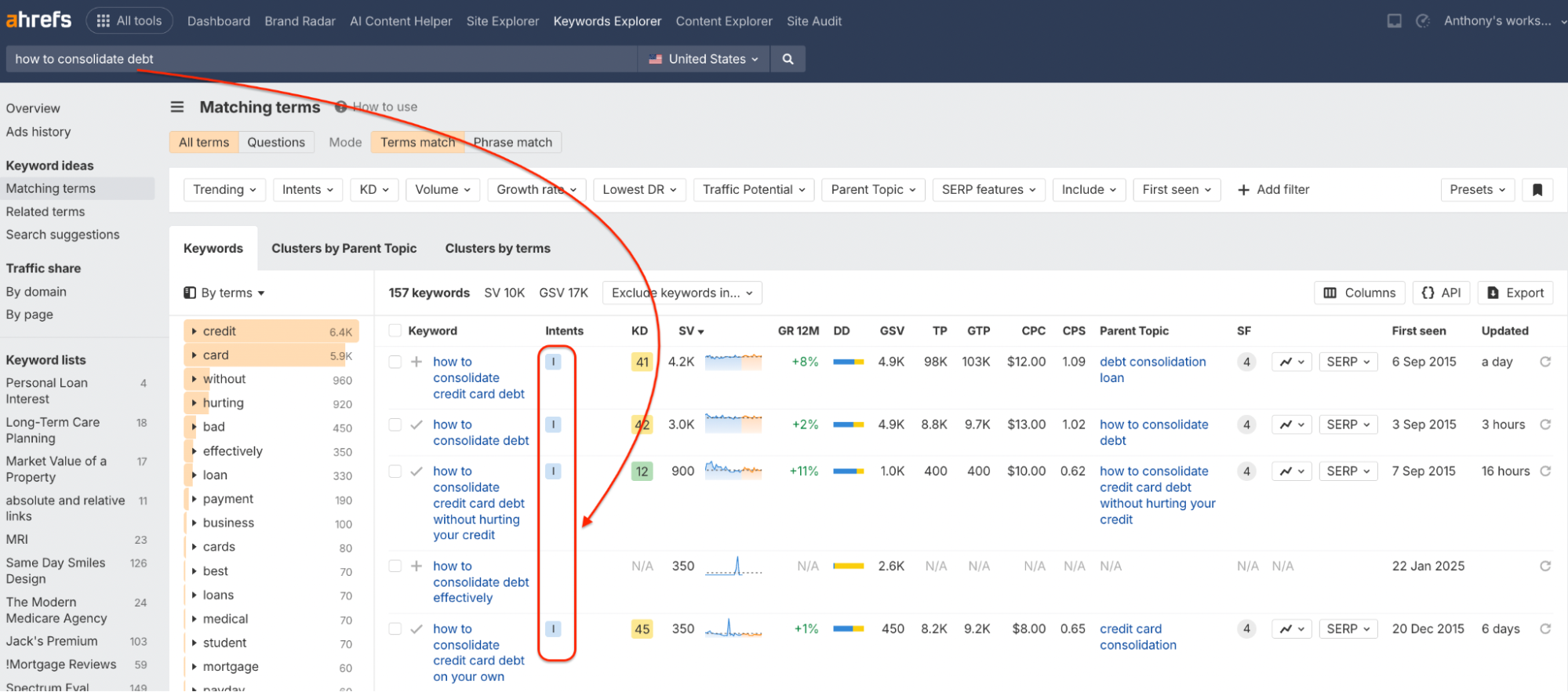 Screenshot of LeadAdvisors’ Google search snippet highlighting their title tag and meta description that describes the firm as a marketing consultancy specializing in content planning, customer journey, and UX analysis.