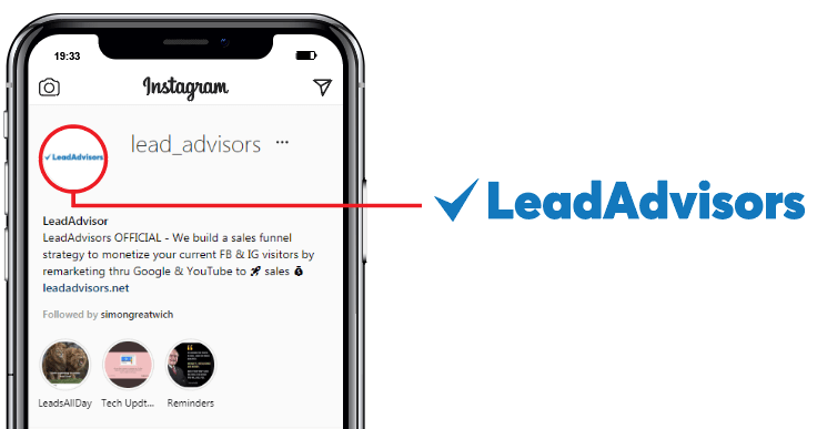 LeadAdvisors Instagram logo