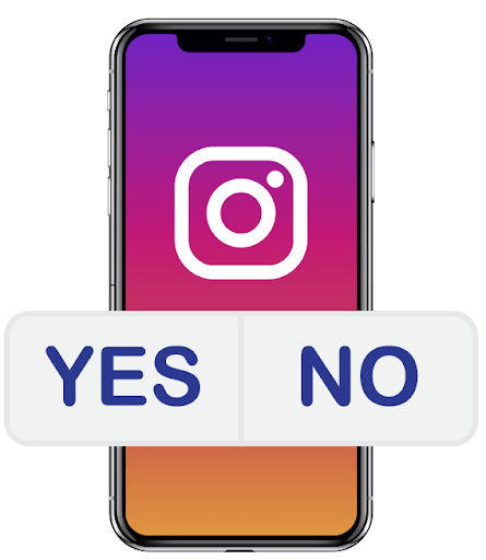 Instagram yes or no poll