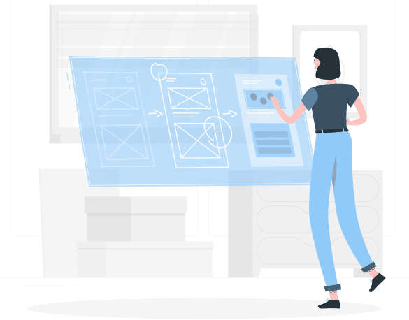 Landing page illustration