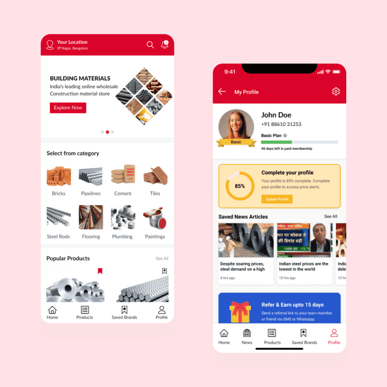 B2B marketplace app