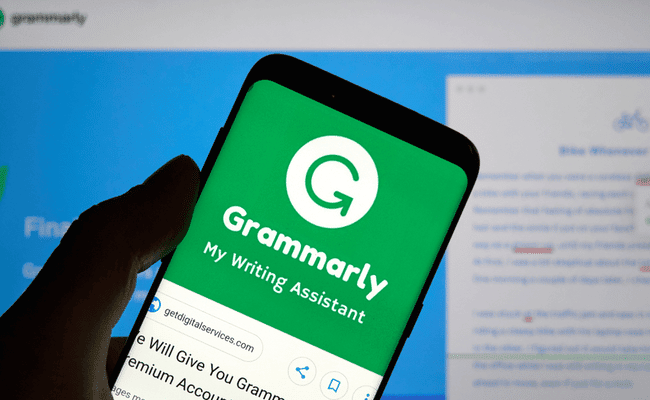 Grammarly on phone app