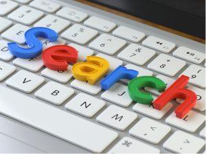 Search spelled out on keyboard