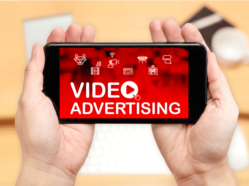 Video advertising illustration