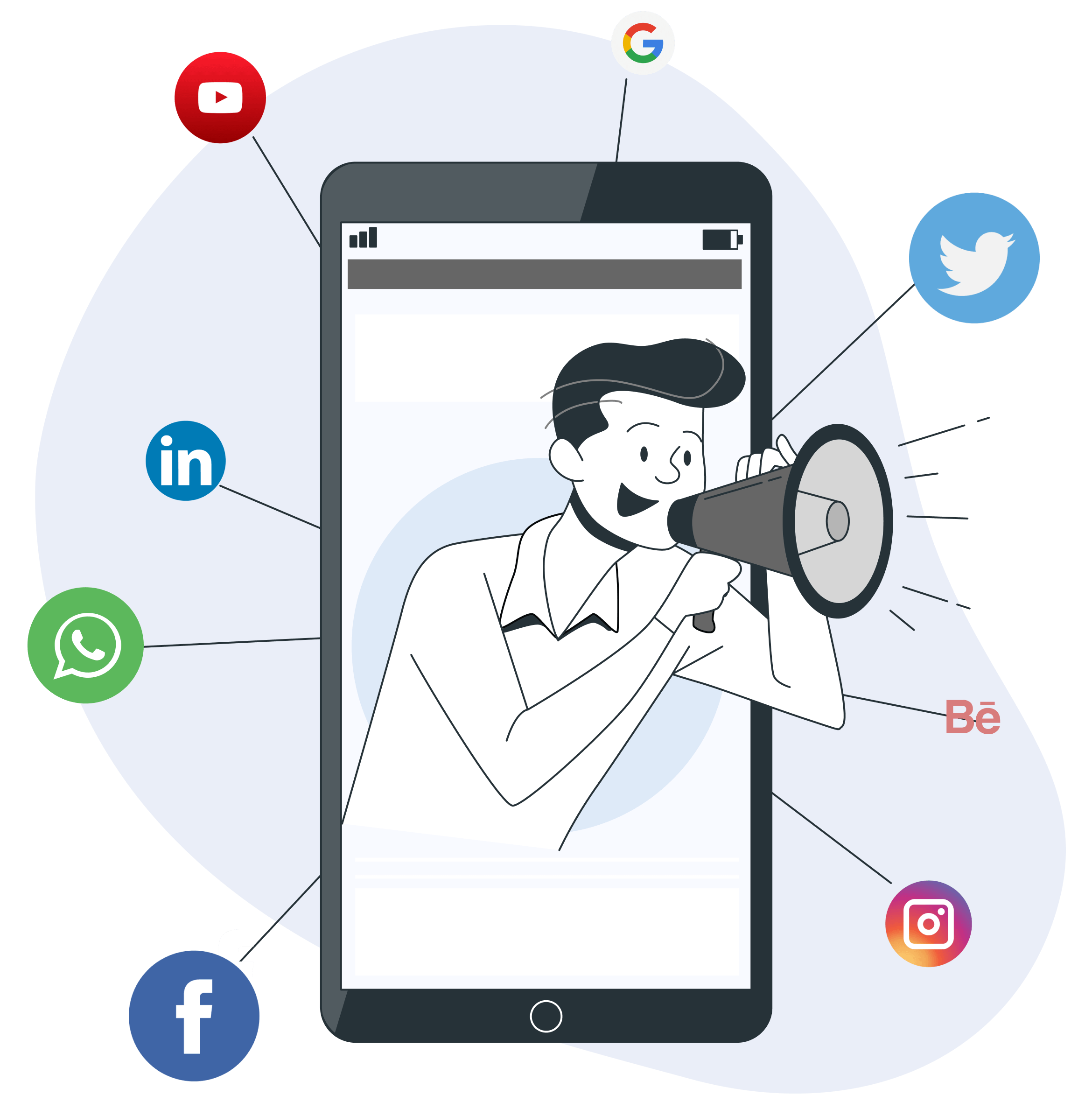 Funnel strategy call illustration