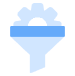 Funnel Strategy execution analytics icon