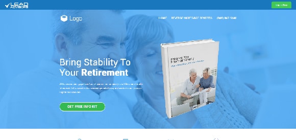 Retirement stability advertising banner
