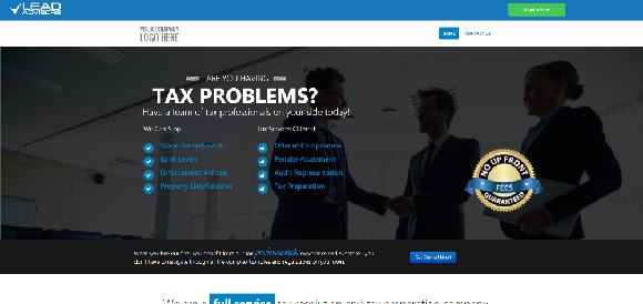 Tax Problems advertising banner