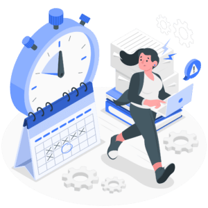 Time management illustration