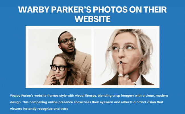 Warby Parker's Website