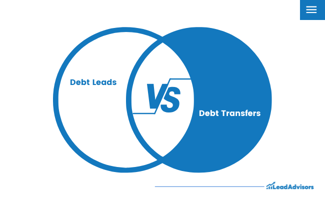 Debt Leads vs. Debt Transfers