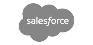 Salesforce logo – a customer relationship management (CRM) platform for sales and support.