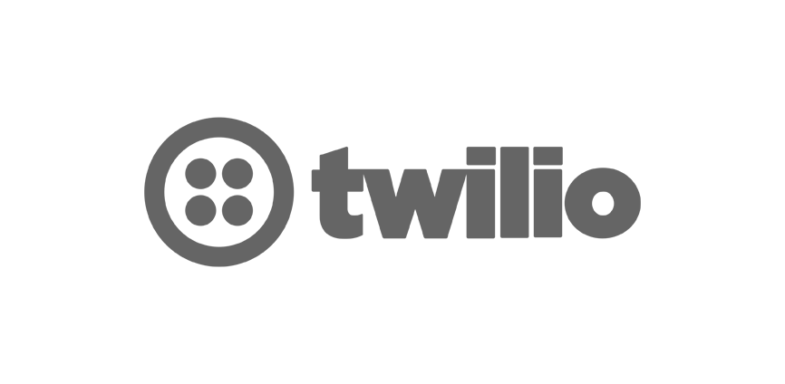 Twilio logo – a cloud communications platform for SMS, voice, and messaging services.