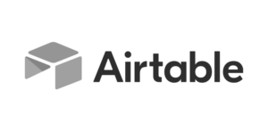Airtable logo – a cloud-based spreadsheet and database hybrid for project management.