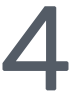 A large, bold, dark gray number 4 on a light gray background, symbolizing a strong foundation for marketing strategy and consultancy.