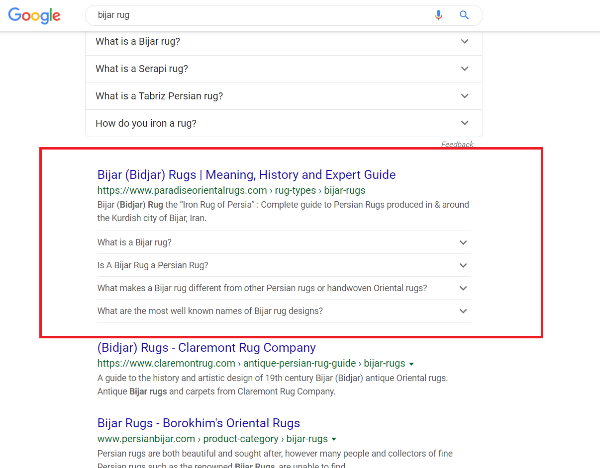 Google Search Results for Bijar Rug