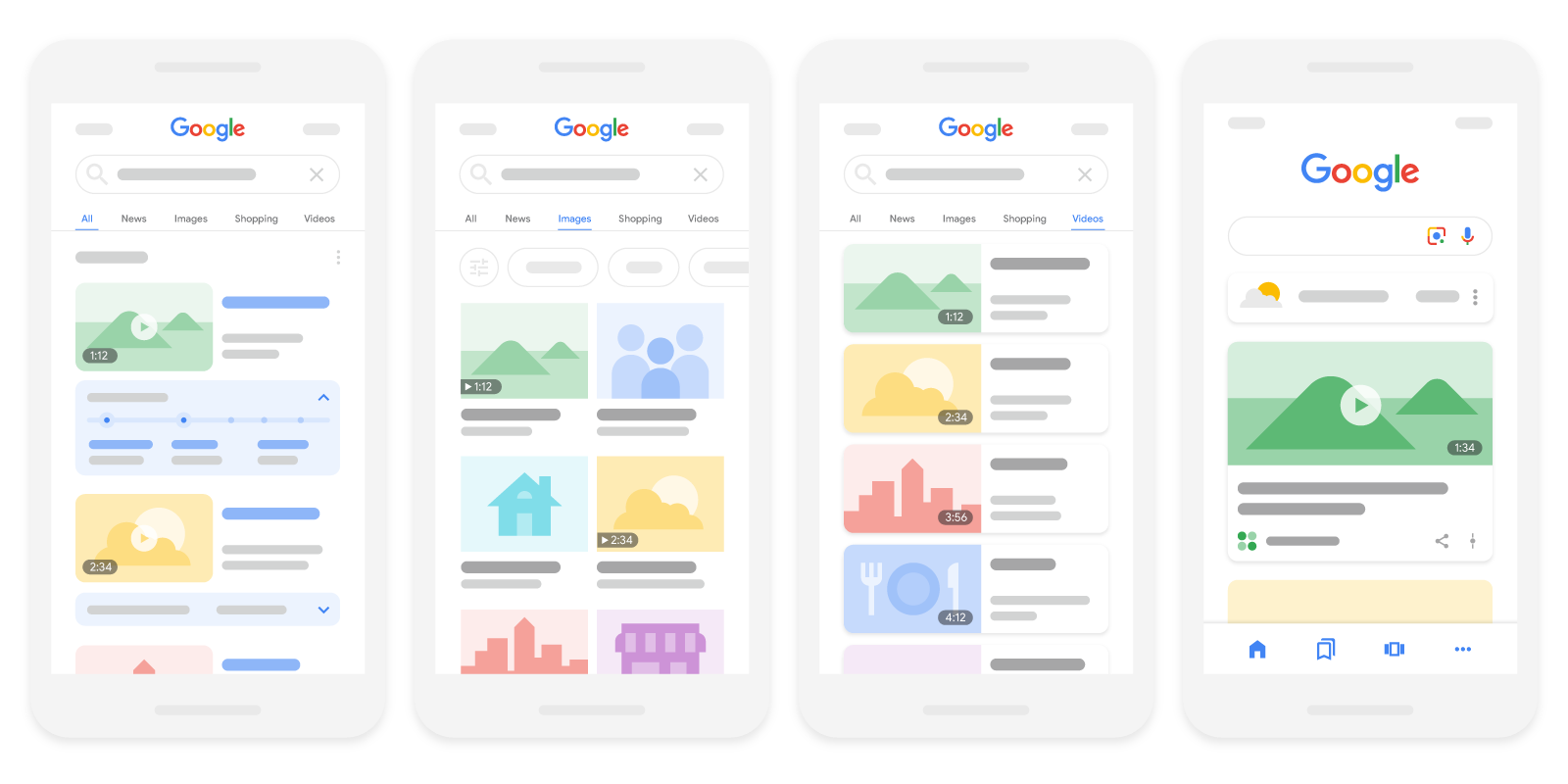 Google Mobile Search Interface Design Examples