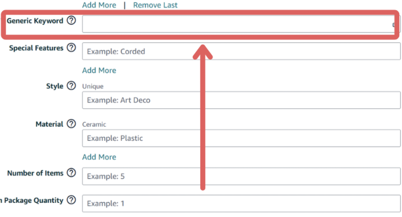 Screenshot showing the Generic Keyword input box emphasized with a red outline and arrow. Image 14 Alt title (slug): what-keywords-should-you-use-guide Alt text: Infographic listing recommended keyword types for Amazon listings, including synonyms, features, voice search, use cases, and seasonal terms. If you'd like, I can also generate SEO alt tags, filenames, or image summaries for accessibility. You said: ChatGPT said: Here are the slug-style alt titles and 1-sentence alt text for images 15 and 16: Image 15 Alt title (slug): amazon-save-and-finish-button Alt text: Screenshot showing the Amazon listing form with an arrow pointing to the highlighted “Save and finish” button. Image 16 Alt title (slug): amazon-manage-all-inventory-menu Alt text: Amazon Seller Central navigation menu with an arrow pointing to the “Manage All Inventory” option. Need these optimized for SEO, accessibility, or blog formatting? ChatGPT can make mistakes. OpenAI doesn't use LeadAdvisors workspace data to train its models. Pls Continue