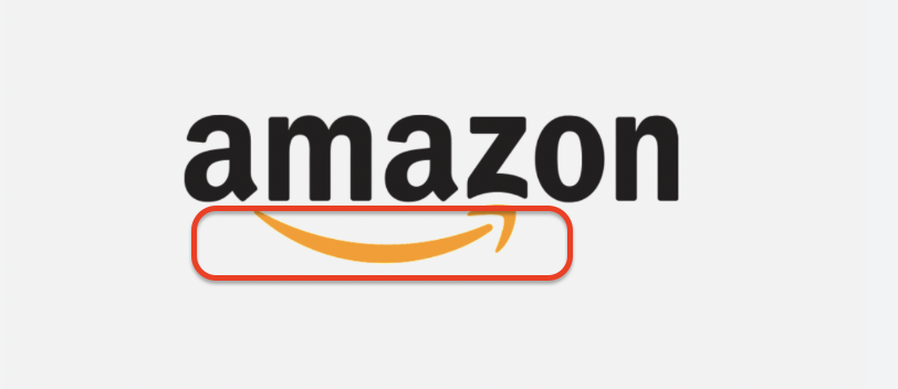 The Amazon logo shows a curved arrow pointing from the letter A to Z, symbolizing the company offering everything from A to Z.