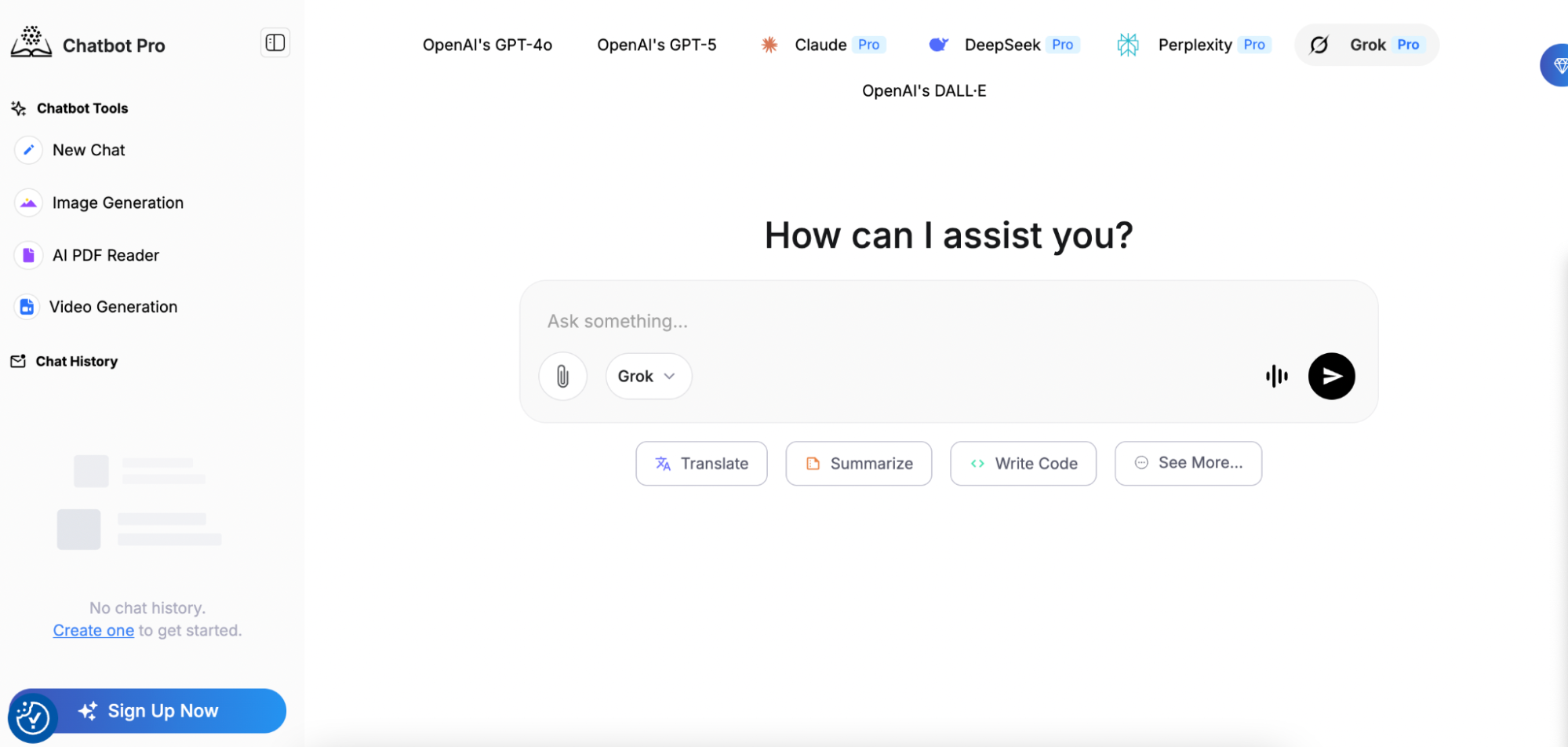 grok-chatbot-interface-multi-ai-platform